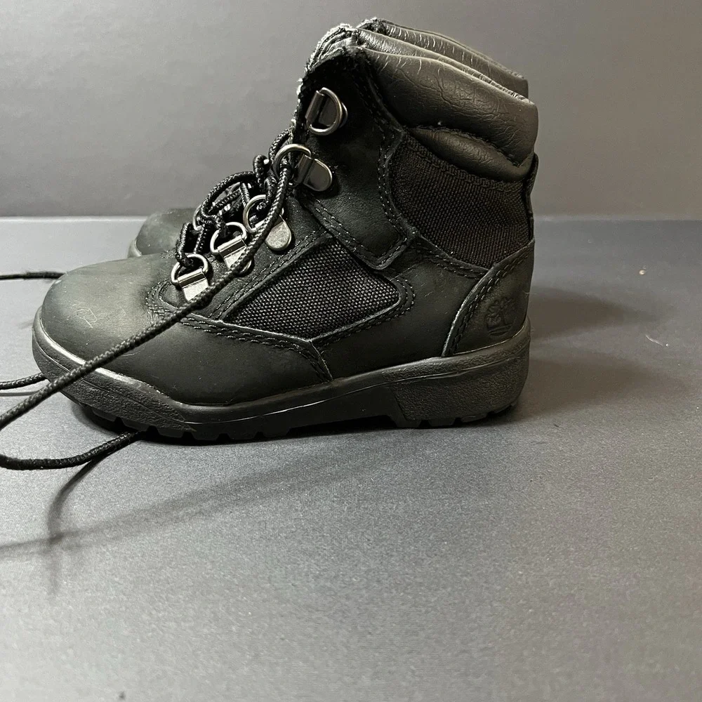 Timberland Field Boots Black Size 9 Toddler TB044890 Outdoor Kids